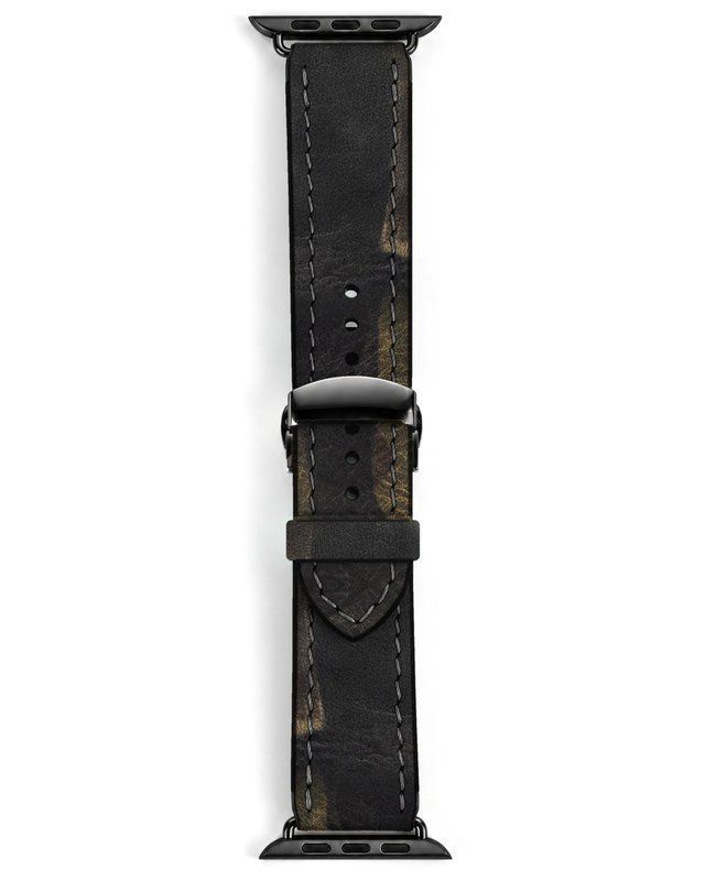 Ремінець для Apple Watch зі шкіри рослинного дублення camo verde