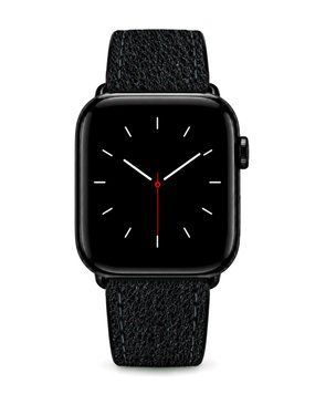 Ремінець для Apple Watch із гладкої шкіри Nappa black