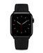 Ремінець для Apple Watch із гладкої шкіри Nappa black