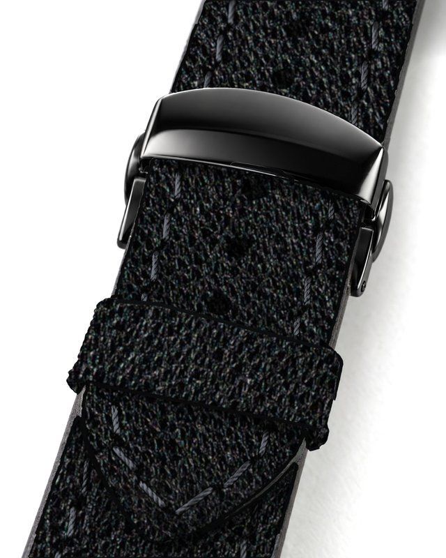 Ремінець для Apple Watch із гладкої шкіри Nappa black