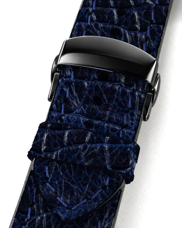 Ремешок для Apple Watch из кожи под крокодила Beliz2 royal blue