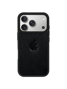 Чохол для iPhone із гладкої шкіри Nappa black