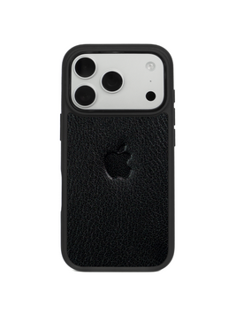 Чохол для iPhone із гладкої шкіри Nappa black