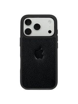 Чохол для iPhone із гладкої шкіри Nappa black