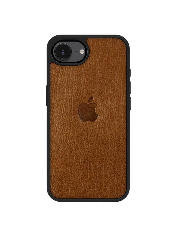 Чехол для iPhone 16e из кожи буйвола Buffalo camel