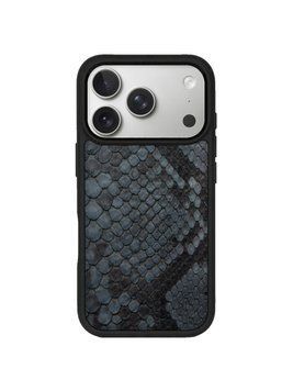 Чохол для iPhone з натуральної шкіри пітона python2 grey