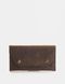 Шкіряний портмоне гаманець K2 темно-коричневий вінтажний