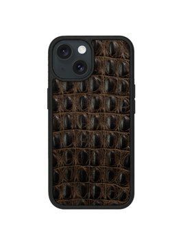 Чехол для iPhone из кожи под крокодила Beliz brown