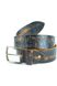 Мужской кожаный ремень черный Loft с латунной бронзовой пряжкой. Ширина 4см, длинна 120см (укорачивается)