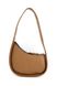 Кожаная женская сумка багет Rowsy коричневая