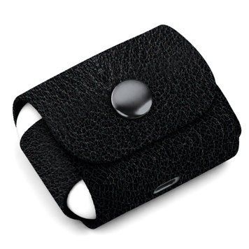Чехол для AirPods из гладкой кожи Nappa black
