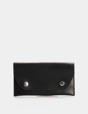 Кожаный портмоне кошелек K2 черный