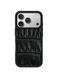 Чохол для iPhone з натуральної шкіри крокодила croco black
