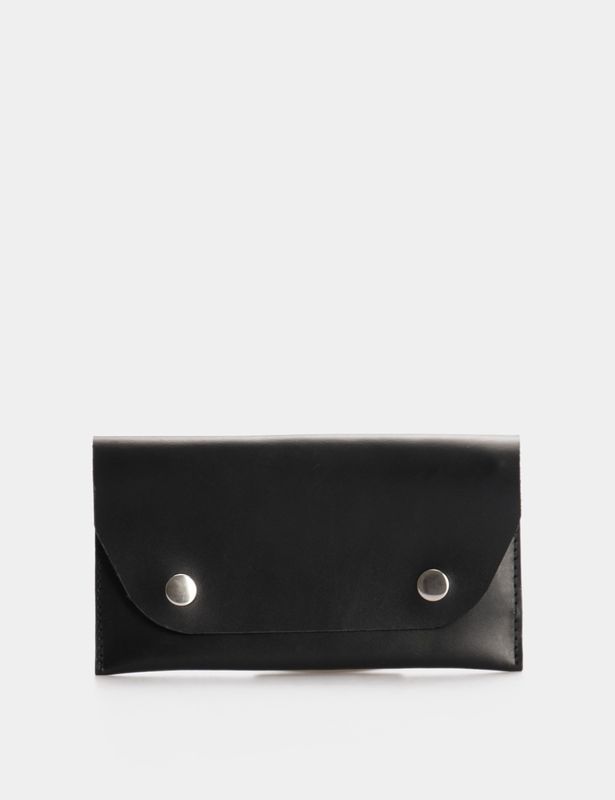 Шкіряний портмоне гаманець K2 чорний