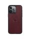 Чохол для iPhone із гладкої шкіри Nappa burgundy